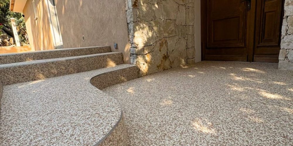 Exterieur mineral floor